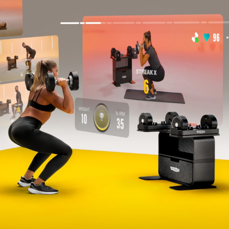 Гантели с регулируемым весом Technogym Connected Dumbbells