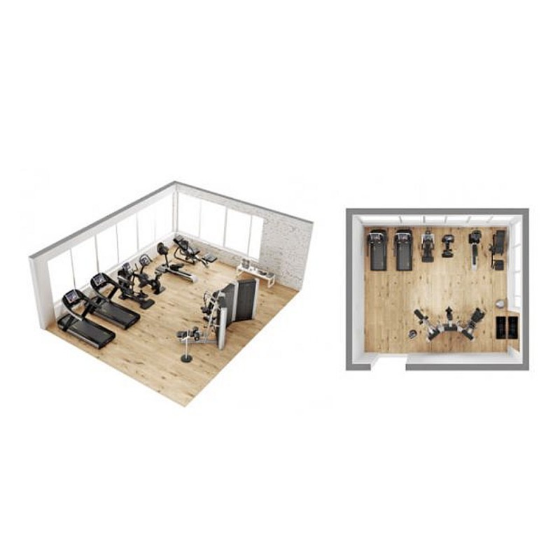 Мультистанция модульная Technogym Plurima Wall MF40